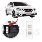 Descanso de Pé NISSAN SENTRA 2017 a 2020 Aço Escovado Prata Descanso de Pé NISSAN SENTRA 2017 a 2020 Aço Escovado Prata