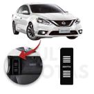 Descanso de Pé NISSAN SENTRA 2017 a 2020 Aço Escovado Preto