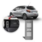 Descanso de Pé Peugeot 208 tdos aço escovado prata