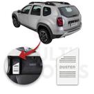 Descanso de Pé RENAULT DUSTER 2012 a 2020 Aço Escovado Prata