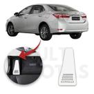 Descanso de Pé TOYOTA COROLLA 15 a 19 Aço Escovado Prata