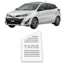 Descanso de Pé TOYOTA YARIS 2019 2022 Aço Escovado Prata