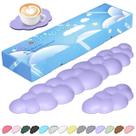 Descanso de pulso JIKIOU Cloud Memory Foam em couro antiderrapante Descanso de pulso JIKIOU Cloud Memory Foam em couro antiderrapante