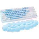 Descanso de pulso para teclado Sushret Blue Cloud Memory Foam 38x11cm