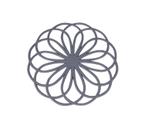 Descanso Flor para Panela Mimo SN23160 Silicone Cinza