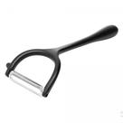 Descarcador de legumes com cabo antiderrapante chef pro 18cm preto liga de zinco Descarcador de legumes com cabo antiderrapante chef pro 18cm preto liga de zinco