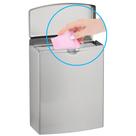 Descarte de guardanapos sanitários Bobrick B-270 em aço inoxidável 4L