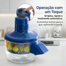 Descascador Automático Elétrico para Frutas e alho Recarregável USB, Lâmina Inox, Portátil Descascador Automático Elétrico para Frutas e alho Recarregável USB, Lâmina Inox, Portátil
