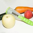 Descascador de legumes com recipiente coletor multifuncional cortador de frutas e verduras cozinha