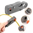 Descascador Decapador de Cabo Coaxial para RG6 RG62 RG59 com Ajuste de Lâmina Descascador Decapador de Cabo Coaxial para RG6 RG62 RG59 com Ajuste de Lâmina