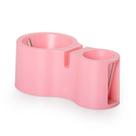 Descascador Duplo Spiral Para Legumes com Afiador Amoolador de Facas Rosa Moda do Chef
