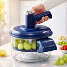 Descascador Elétrico 2 Em 1 Automático Com Batedor De Claras E Shakes Portátil Cozinha Multifunciona Descascador Elétrico 2 Em 1 Automático Com Batedor De Claras E Shakes Portátil Cozinha Multifunciona