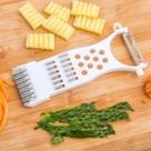 Descascador Ralador Fatiador de Legumes 6 em 1 Cozinha Picador Cortador