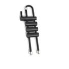 Descensor Usclimb Rack 4 Barras Preto