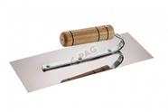 Desempenadeira aco inox massa corrida gesso 30x12 p.a.g cabo aberto