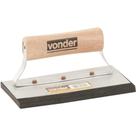 Desempenadeira De Aço Para Rejunte 95mm X 180mm Vonder Desempenadeira De Aço Para Rejunte 95mm X 180mm Vonder