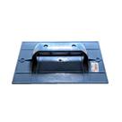 Desempenadeira Injerest Plástica 16cm x 28cm Azul Lisa