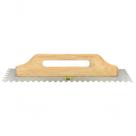 Desempenadeira Para Drywall De Base Lisa Tramontina Com Dentes E Cabo De Madeira