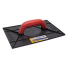 Desempenadeira plástica PVC 20x30cm Lisa Preta - Castor