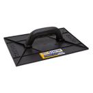 Desempenadeira plástica pvc corrugada cód 127 castor 20x30cm plástico cabo ergonômico nivelar revestir com argamassa