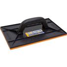 Desempenadeira Pvc Castor 18X30 Com Borracha Preta 123 Desempenadeira Pvc Castor 18X30 Com Borracha Preta 123