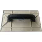 Desempenadeira Pvc Zumplast 17X30 Lisa Branca 2370 Desempenadeira Pvc Zumplast 17X30 Lisa Branca 2370