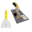 Desempenadeira Rígida de Aço Inox 30x11cm Com Espátula Flexível Evolution Acabamento Desempenadeira Rígida de Aço Inox 30x11cm Com Espátula Flexível Evolution Acabamento