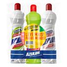 Desengordurante Limão + Multiuso Limão + Tira Limo Squeeze 500ml Azulim Kit 3 Produtos