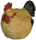 Desenho da estátua Toscano Roly-Poly Ball of Chicken Multicolor Desenho da estátua Toscano Roly-Poly Ball of Chicken Multicolor