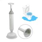 Desentupidor De Sucção Manual Sanitario Borracha Cabo Inox 44x15cm - Darujo