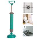Desentupidor Manual Bomba Alta Pressão Sanitário Vaso Banheiro Pia Multiuso Tanque Ergonômico Seguro Resistente