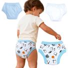 Desfralde Bebê Kit 3 Cuecas Reutilizáveis Absorvente Pinguim - GG