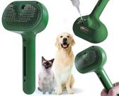 Deshedding Brush susu & wuwu com vaporizador de spray de água Deshedding Brush susu & wuwu com vaporizador de spray de água