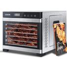Desidratador de alimentos COSORI maior que 7 bandejas 600W Power Silver