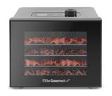 Desidratador de Alimentos Elite Gourmet em Aço Inoxidável 120V 350W