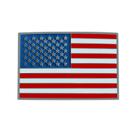 Design de bandeira dos EUA com fivela de cinto para homens, liga 62g 9x6cm