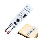 Design de chinelos de rubi de borracha macia Bookmark