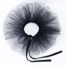 Design de tule gótico com gola falsa para mulheres e meninas
