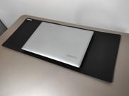 Desk pad mouse pad couro 70x30 nogue