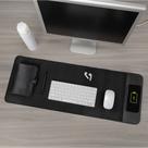 Desk pad mousepad com carregador por indução