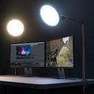 Desk Ring Light Weilisi de 10,2 polegadas com suporte para reuniões Zoom