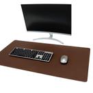 Deskpad couro gamer escritório mesa decoração 80x30