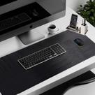 Deskpad couro gamer escritório mesa decoração120x30