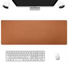 DeskPad gamer Em Couro 100x40cm + porta copo