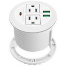Desktop Power Grommet Jgstkcity 7,62 cm com carregador USB C de 65 W