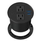 Desktop Power Grommet Kungfuking com PD 20W USB C 2 AC 3 USB