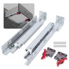 Deslizadores de gaveta Undermount Soft Close LONTAN 15 polegadas e 100 libras