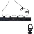 Deslizante Maxi Com Gancho P/ Fita E Cordão Wave 30 Peças - PRETO Deslizante Maxi Com Gancho P/ Fita E Cordão Wave 30 Peças - PRETO