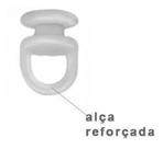 Deslizante Maxi Redondo Para Trilho E Varão Wave 200 Peças