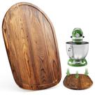 Deslizante para batedeira GuanQiao em madeira de pinho para KitchenAid 4,55 qt
